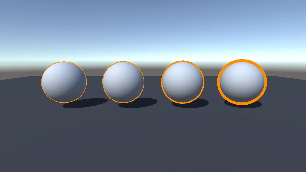 Widths of 2, 4, 8 and 16 pixels